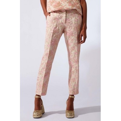 SEMICOUTURE - BROCADE TROUSERS