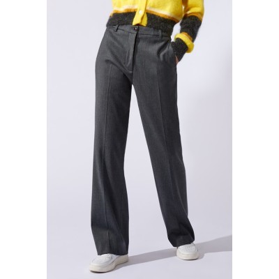 SEMICOUTURE FLANNEL TROUSERS