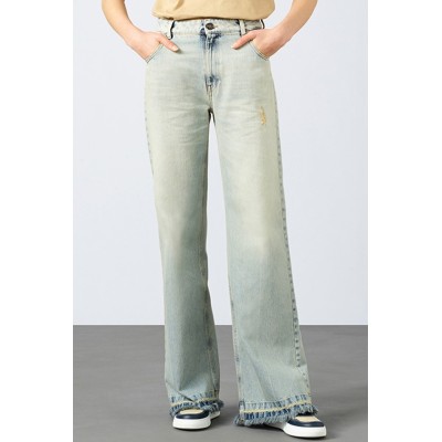 SEMICOUTURE BLEACHED JEANS