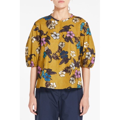 'S MAX MARA PRINTED BLOUSE
