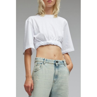 SEMICOUTURE CROPPED T/SHIRT