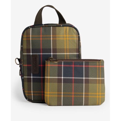 BARBOUR TARTAN MAKEUP BAG