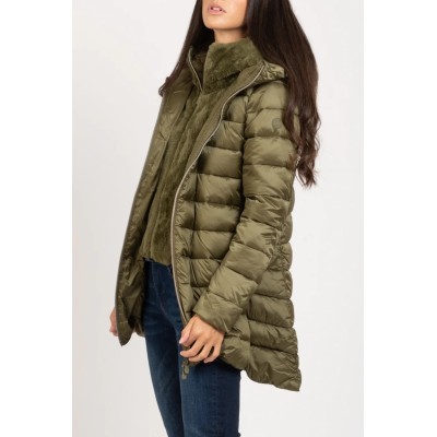 Semicouture Women's Betheney Two-Tone Down Jacket